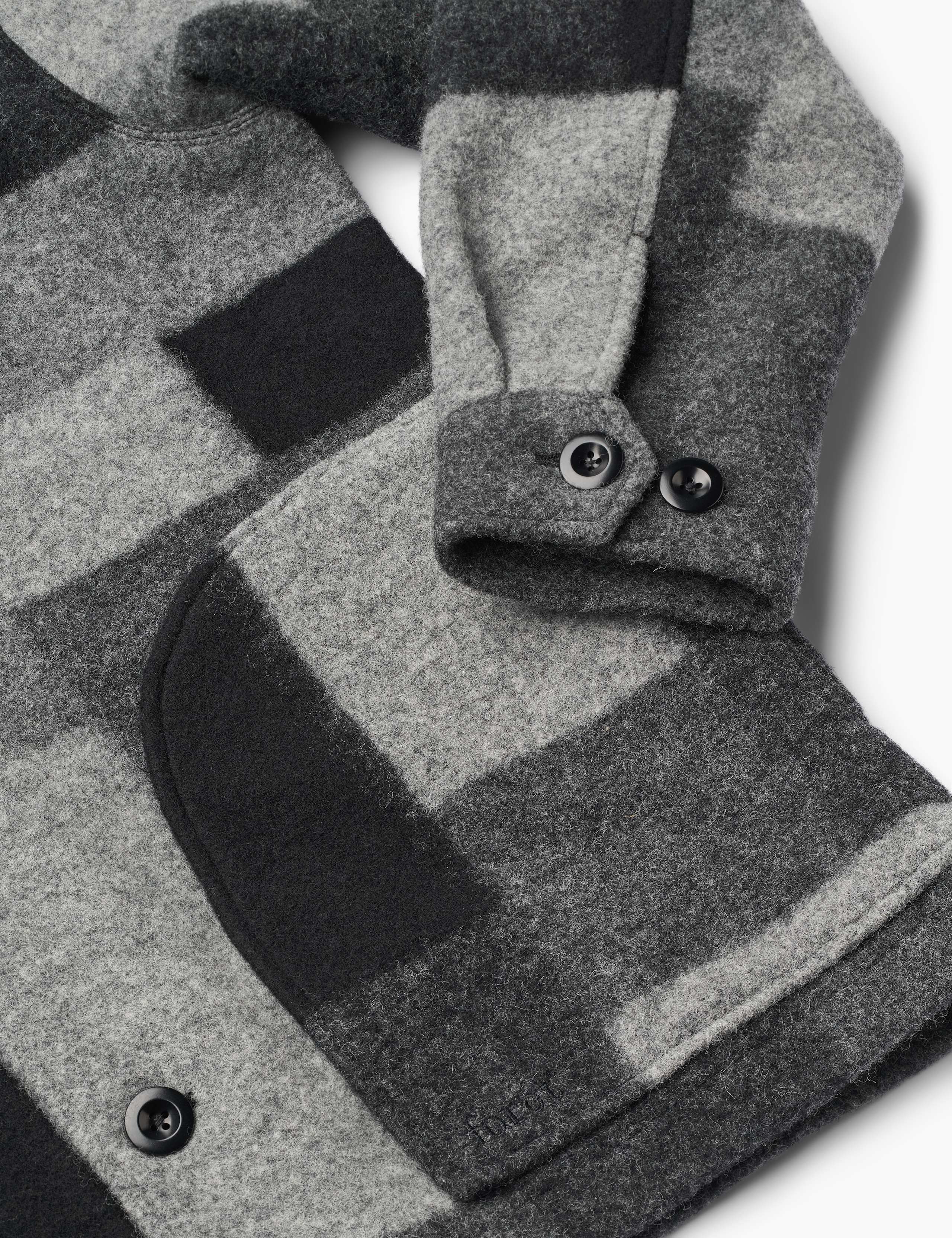 CAVE WOOL JACKET - BLACK MIX