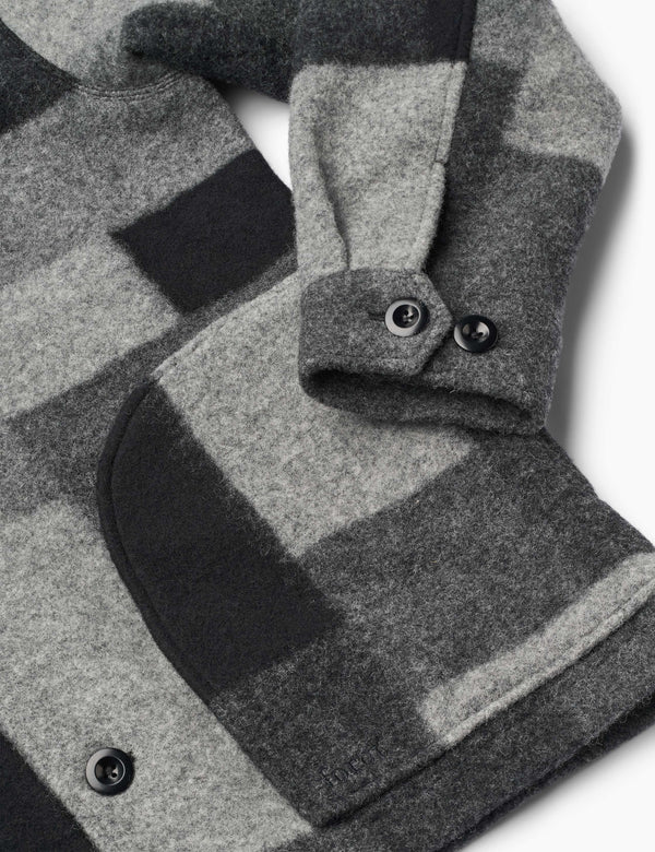 CAVE WOOL JACKET - BLACK MIX