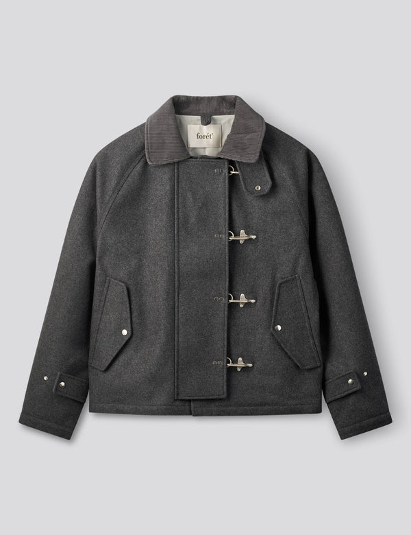 CINDER WOOL JACKET - GREY