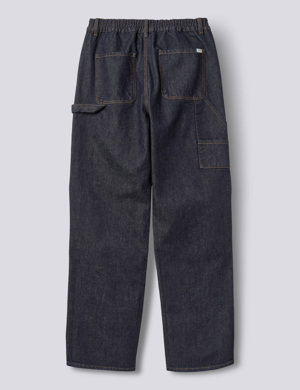 CLAY DOUBLE KNEE PANTS - DARK DENIM
