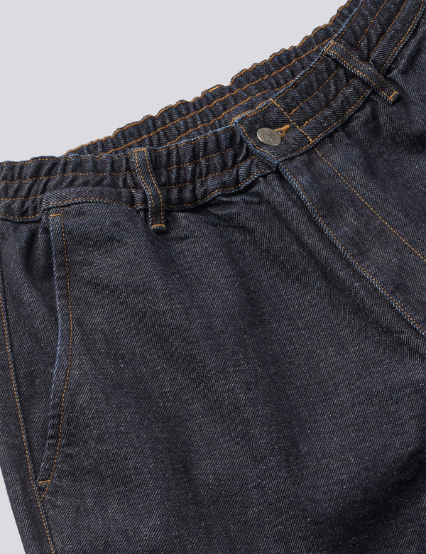 CLAY DOUBLE KNEE PANTS - DARK DENIM