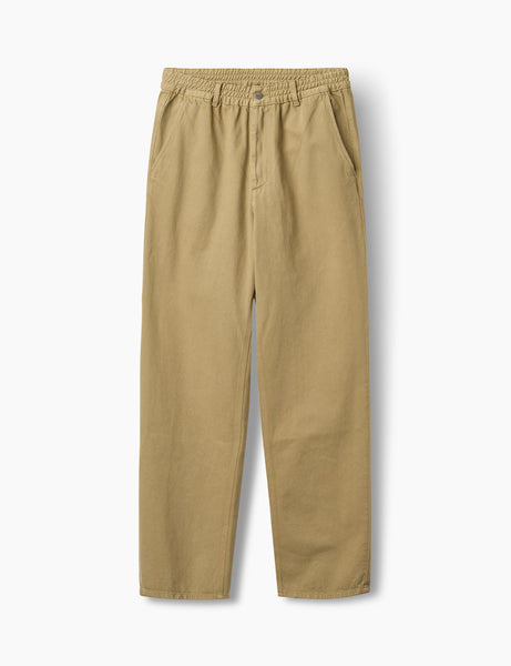 CLAY TWILL PANTS - KHAKI – foret