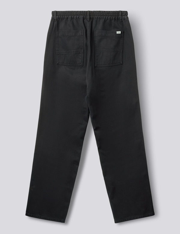 CLAY TWILL PANTS - BLACK