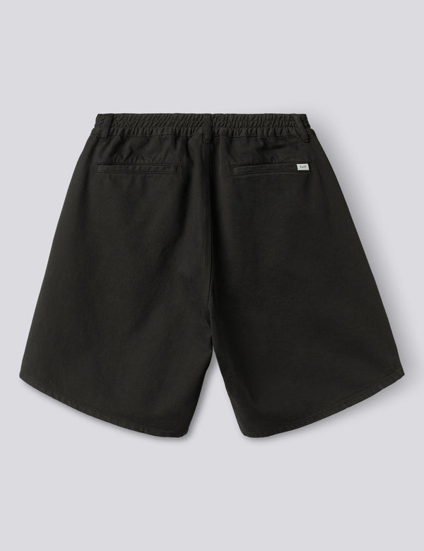 CLAY TWILL SHORTS - BLACK