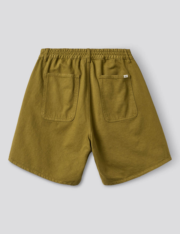 CLAY TWILL SHORTS - OLIVE
