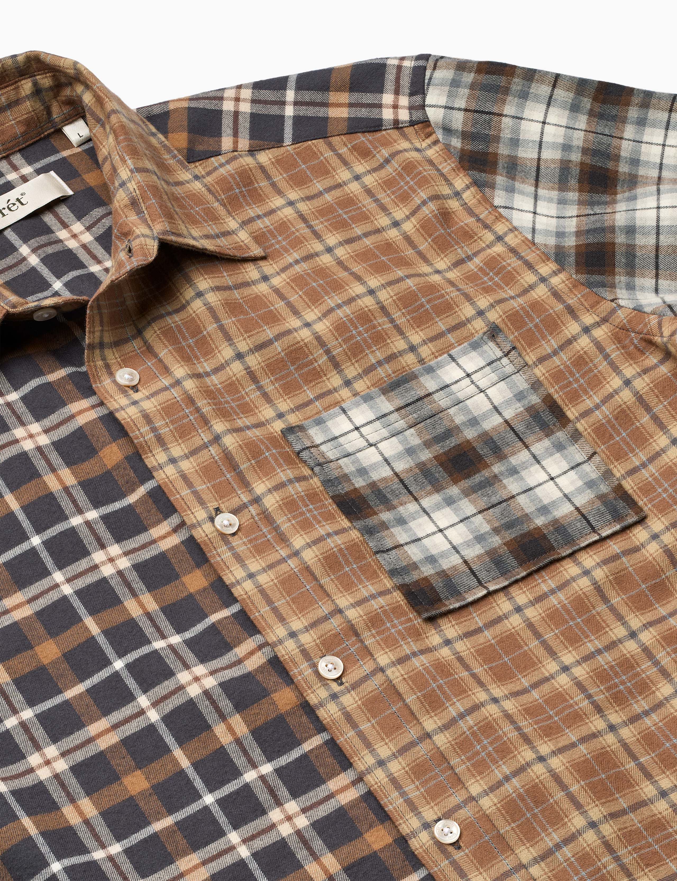 CREEK CHECK MIX SHIRT - CHECK MIX