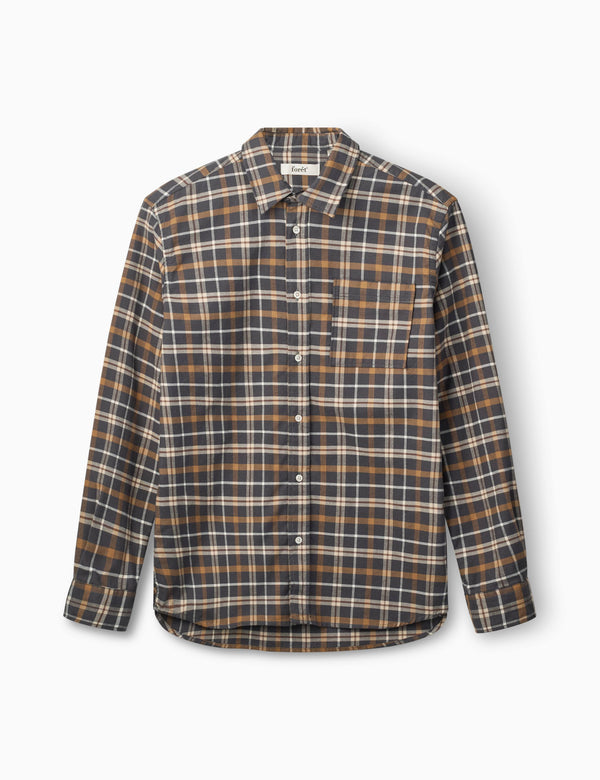 CREEK CHECK SHIRT - NAVY CHECK