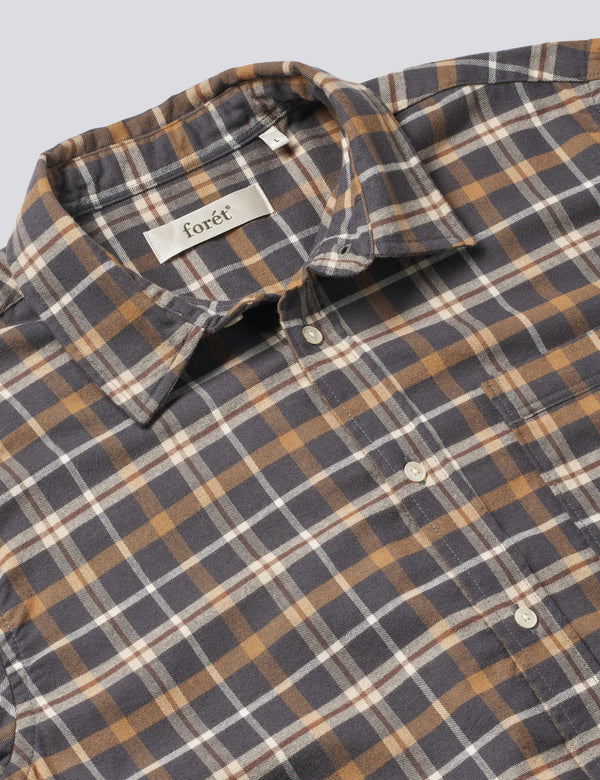 CREEK CHECK SHIRT - NAVY CHECK