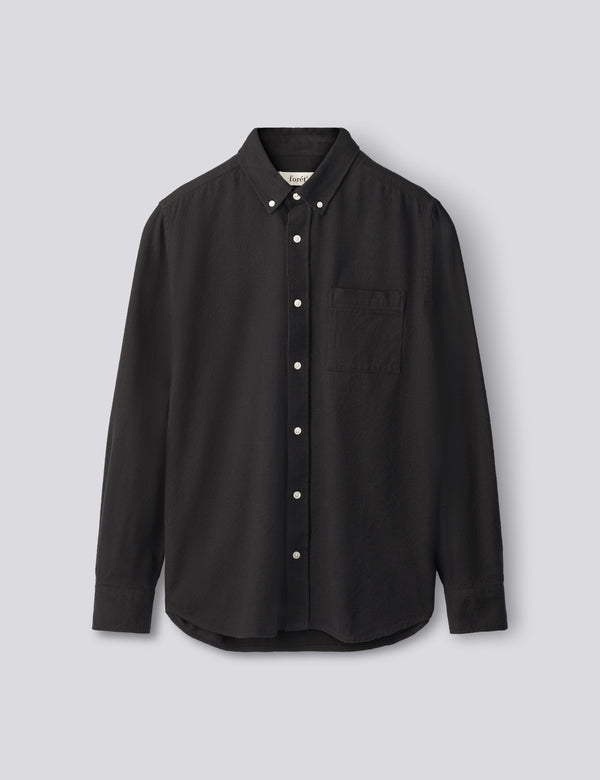 CREEK FLANNEL SHIRT - BLACK