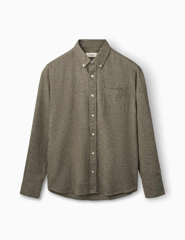 CREEK FLANNEL SHIRT - DARK PINE