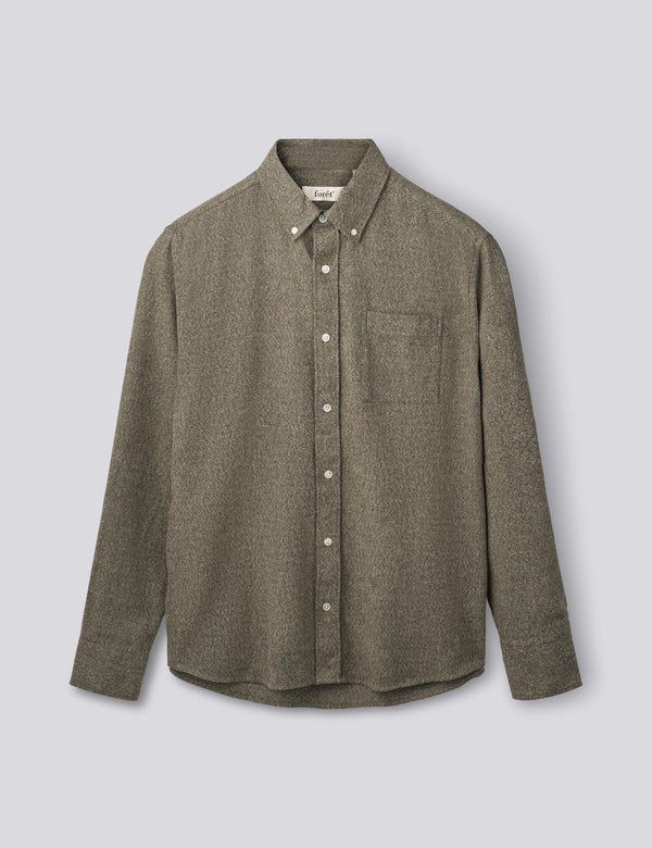 CREEK FLANNEL SHIRT - DARK PINE