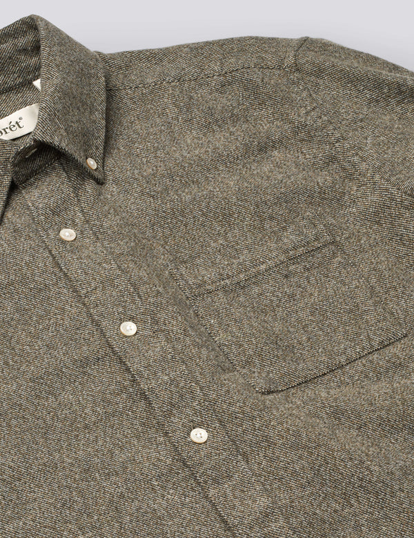 CREEK FLANNEL SHIRT - DARK PINE