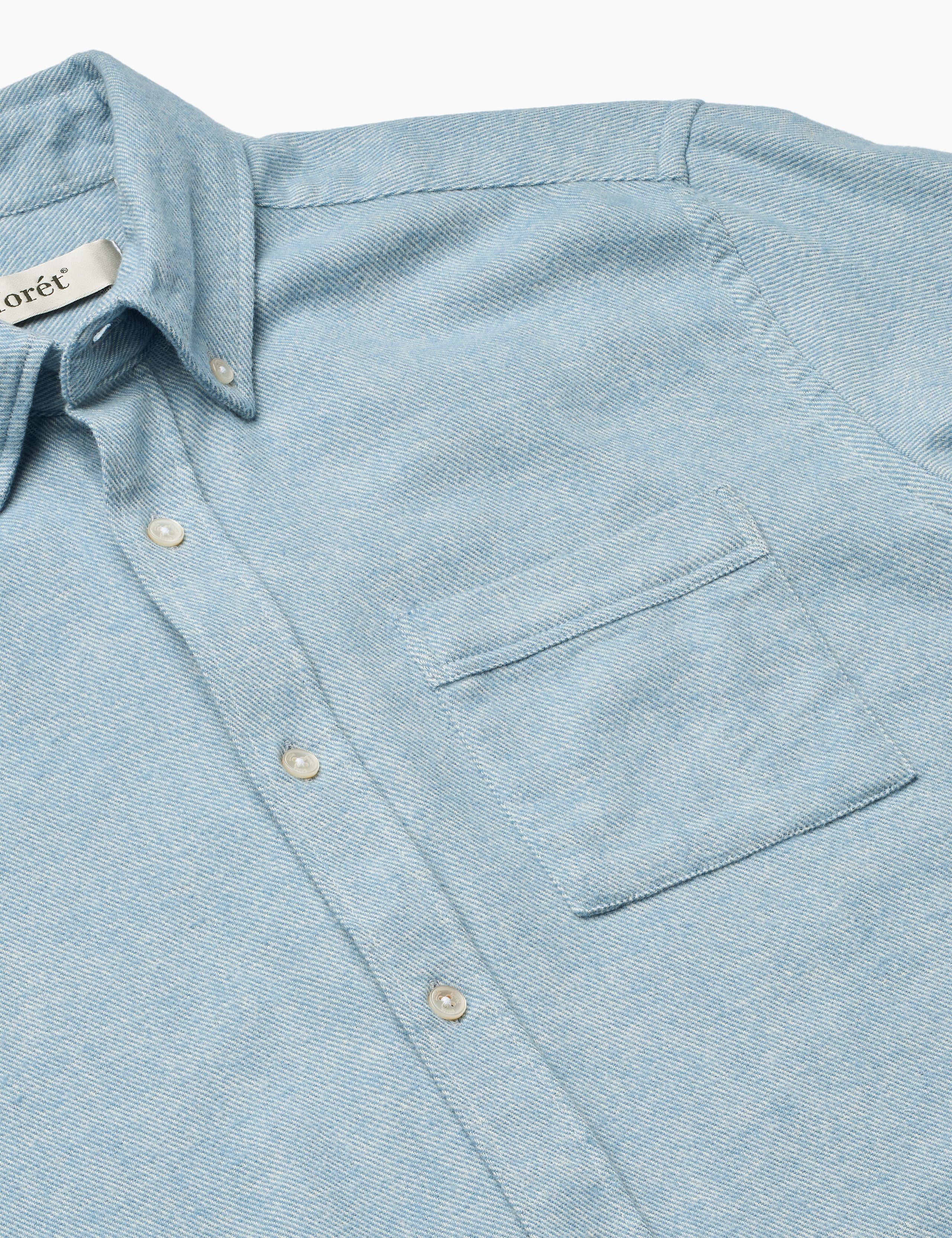 CREEK FLANNEL SHIRT - DOVE