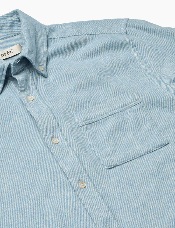 CREEK FLANNEL SHIRT - DOVE