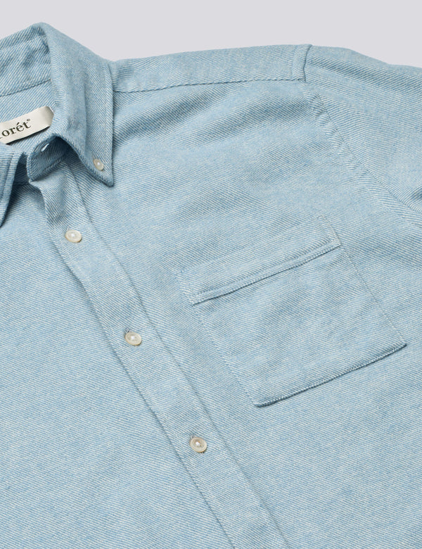CREEK FLANNEL SHIRT - DOVE