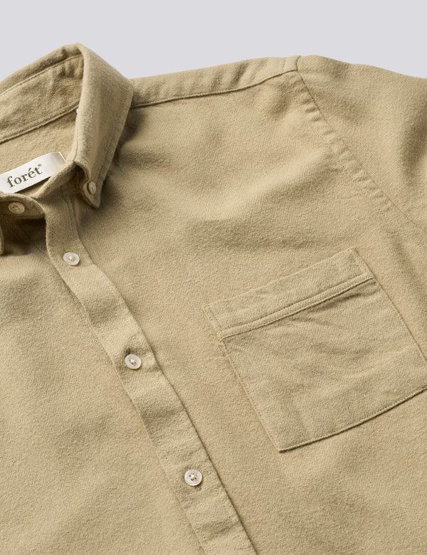 CREEK FLANNEL SHIRT - KHAKI