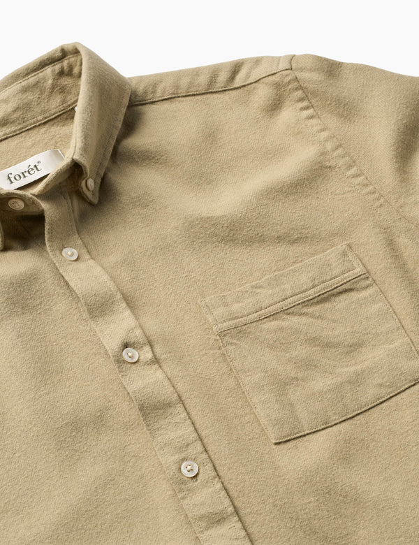 CREEK FLANNEL SHIRT - KHAKI