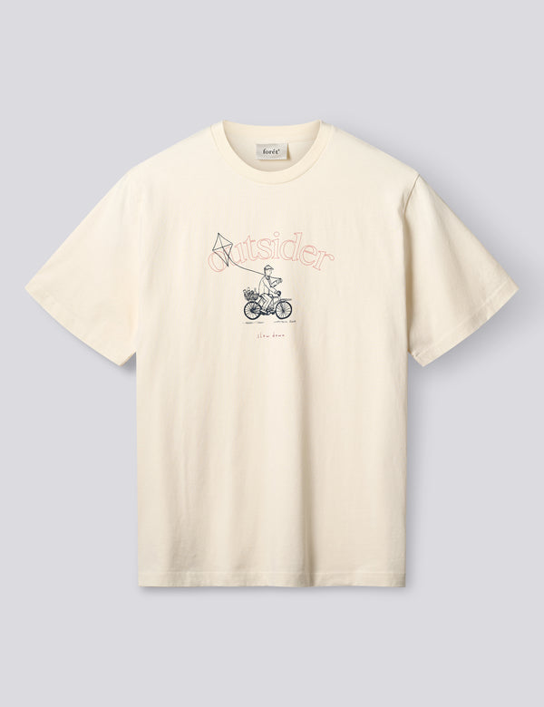 CYCLIST T-SHIRT - CLOUD