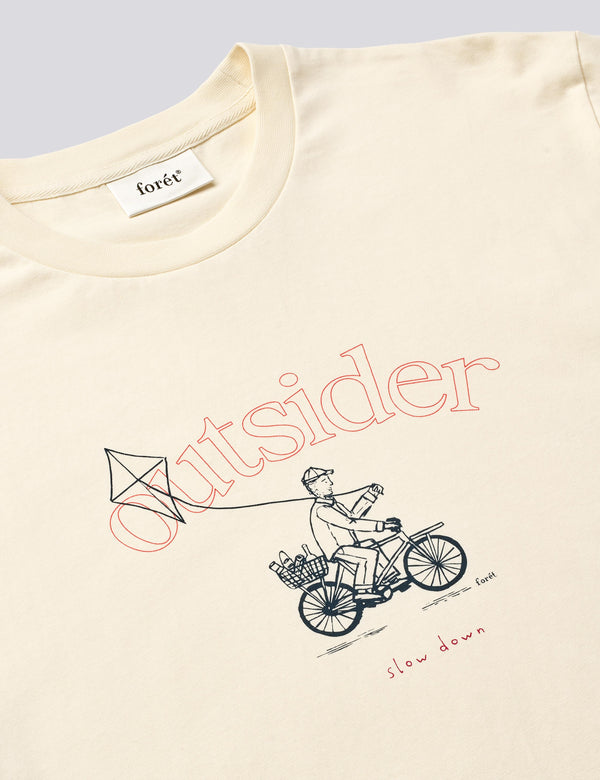 CYCLIST T-SHIRT - CLOUD