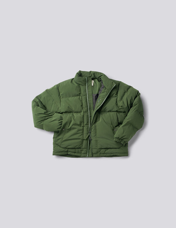 POLAR PUFFER JACKET - DARK GREEN