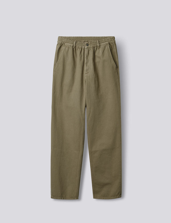 CLAY TWILL PANTS - DUSTY OLIVE