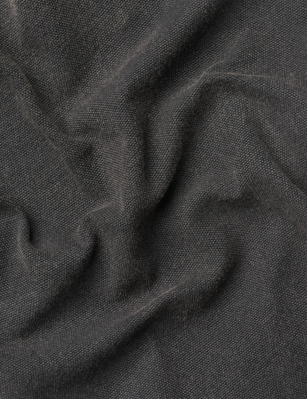 CLAY WASHED CANVAS PANTS - FADED BLACK