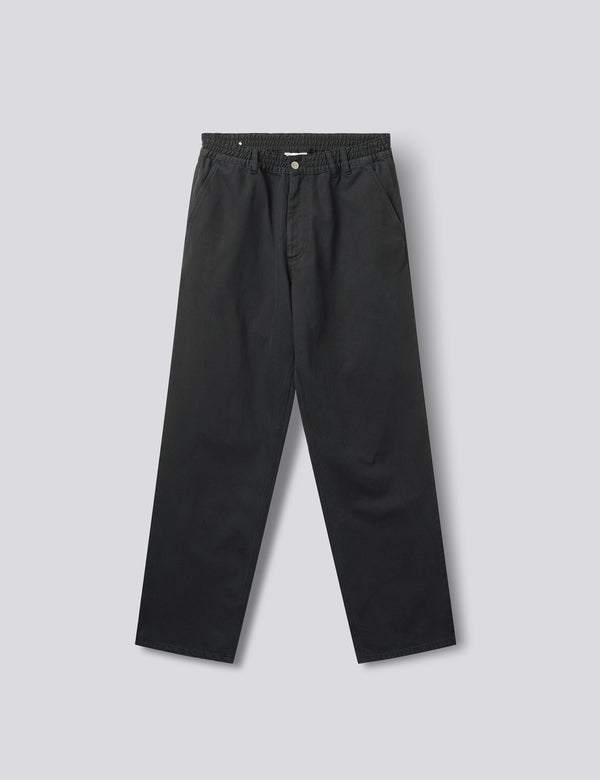 CLAY TWILL PANTS - BLACK