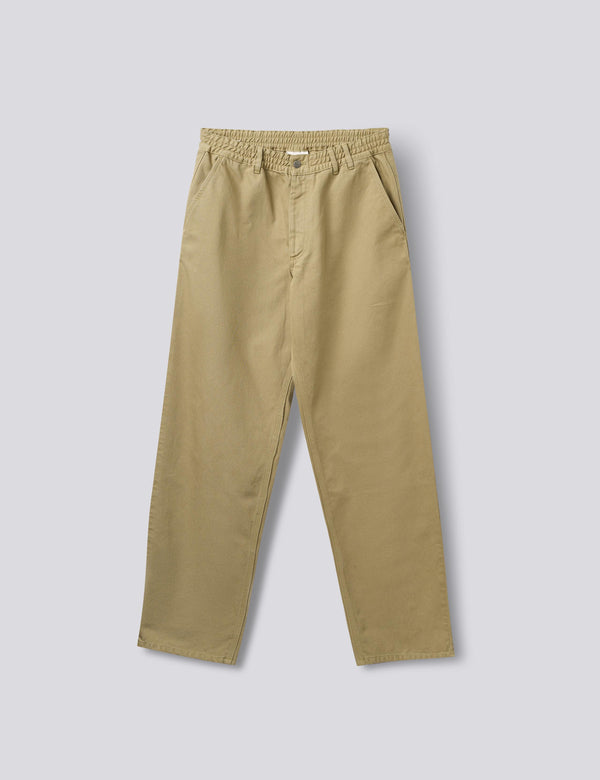 CLAY TWILL PANTS - KHAKI/KHAKI