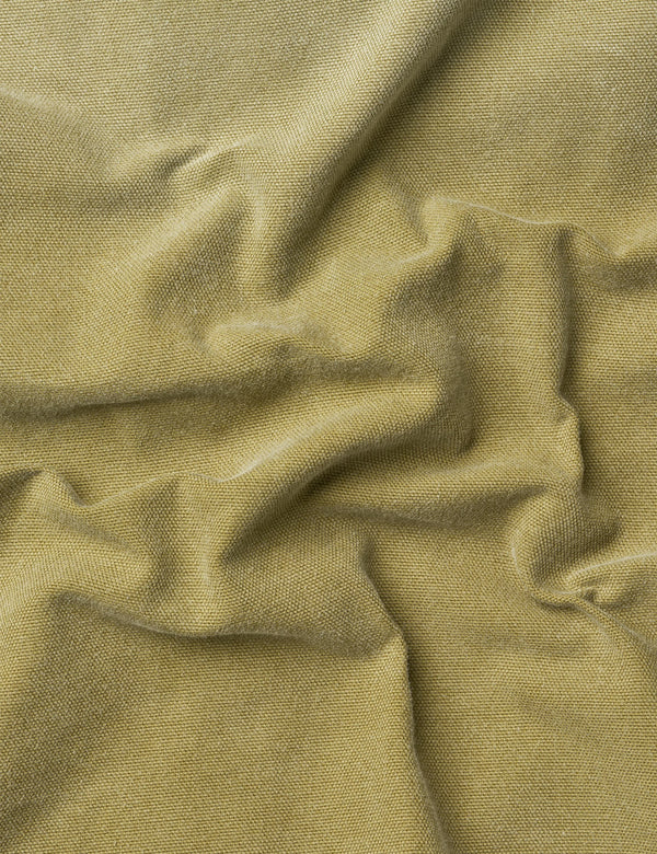 COURSE WASHED CANVAS JACKET - FATIGUE GREEN