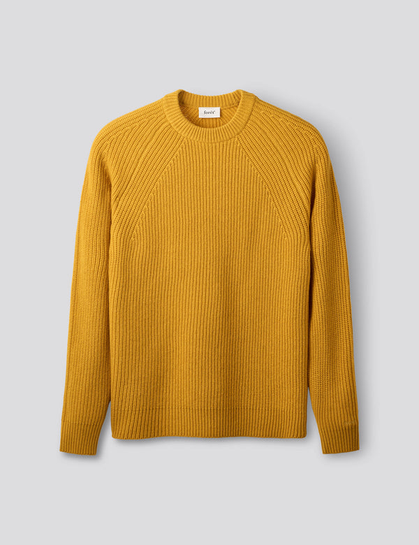 DELTA WOOL RIB KNIT - CUMIN
