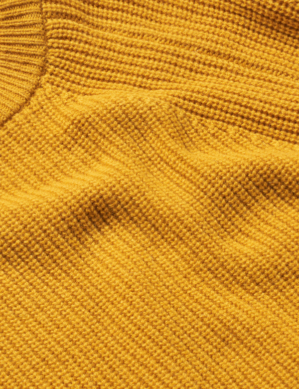 DELTA WOOL RIB KNIT - CUMIN
