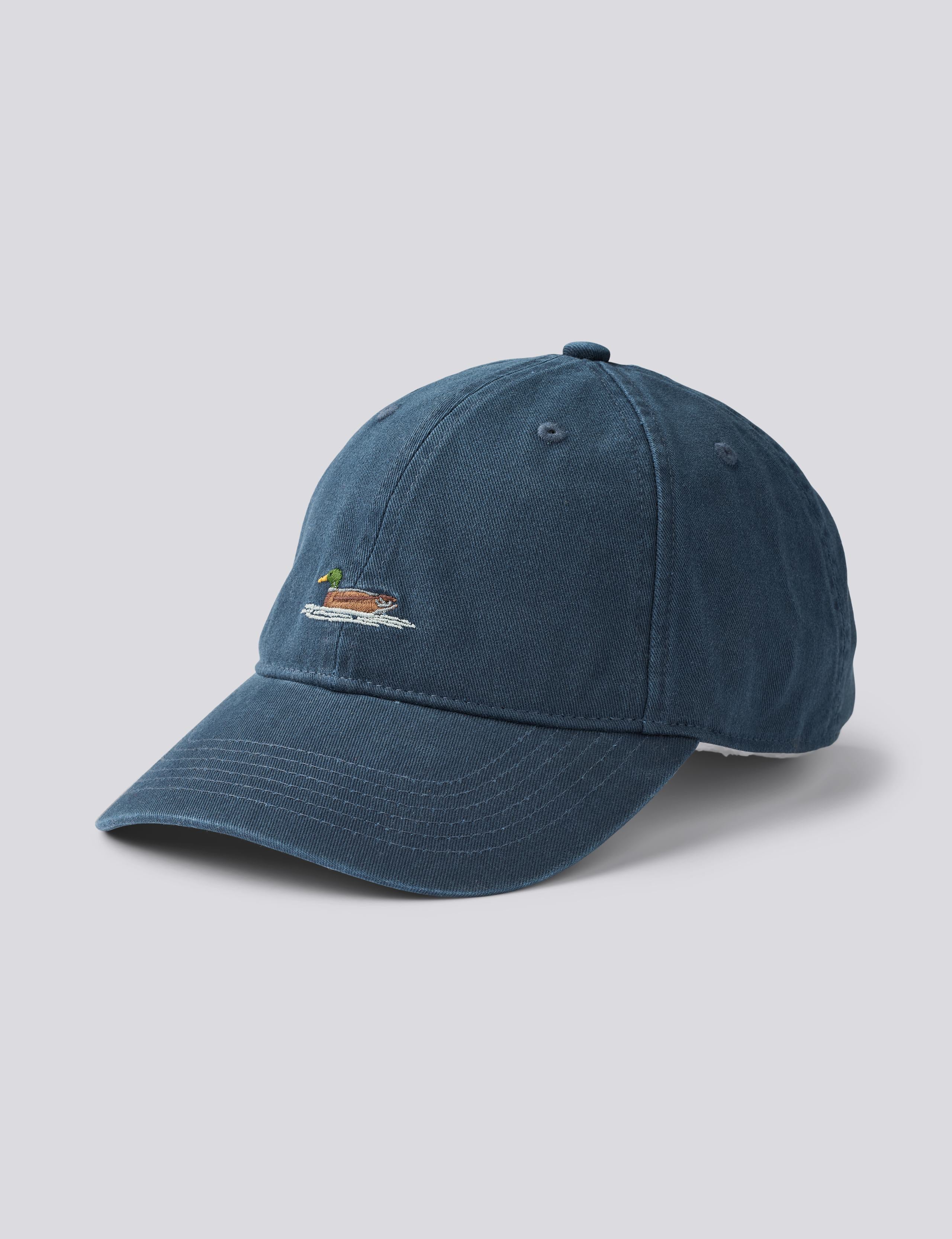 DUCK WASHED CAP - NAVY – foret