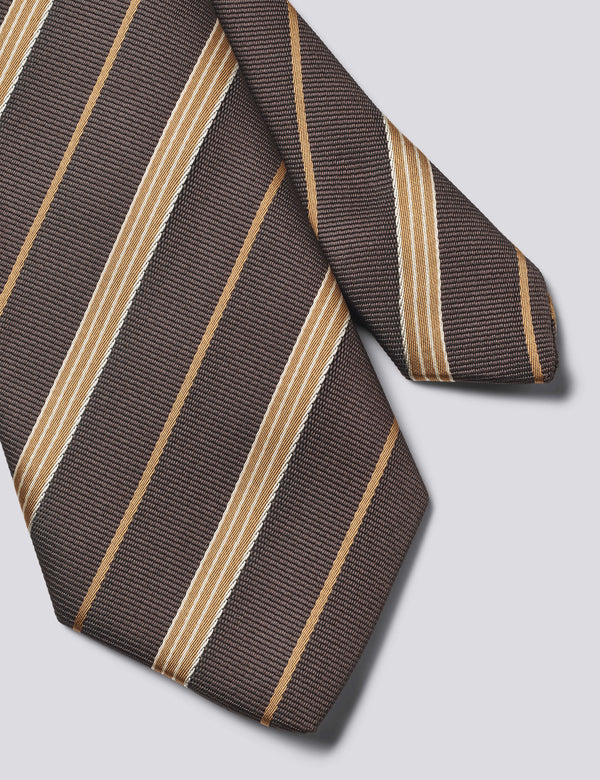 EDEN TIE - WOOD STRIPE