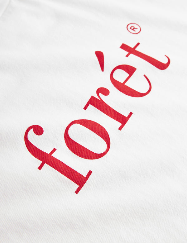AMBER T-SHIRT - WHITE/RED