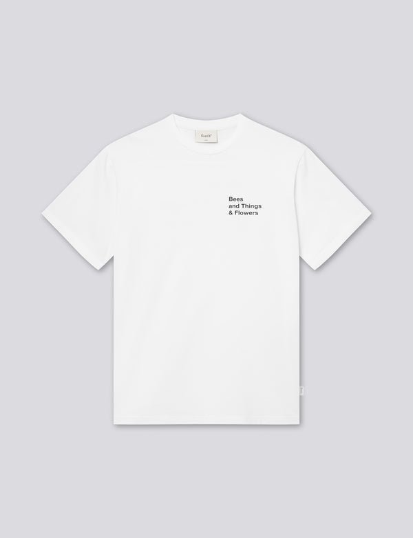 FARM T-SHIRT - WHITE/NAVY