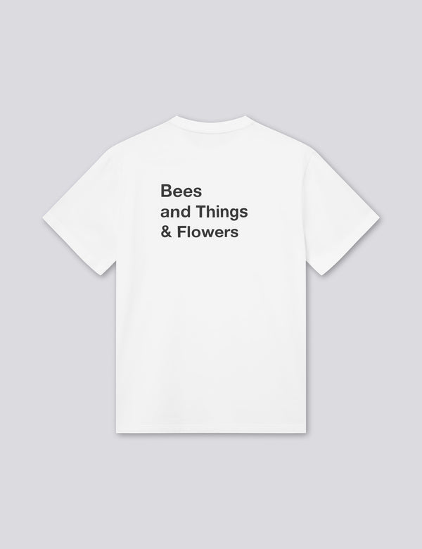 FARM T-SHIRT - WHITE/NAVY