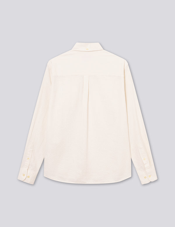 HORNET SEERSUCKER SHIRT - CLOUD