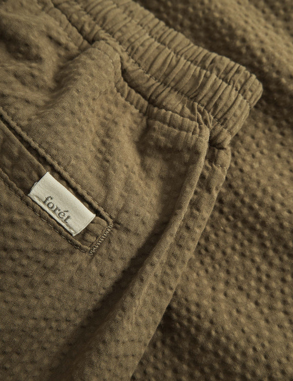 CALM SEERSUCKER PANTS - ARMY