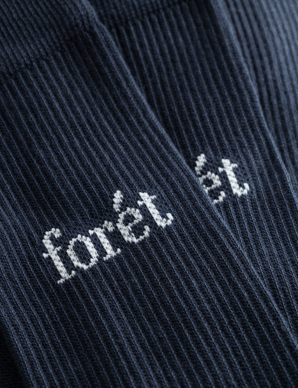 WALK SOCKS 2-PACK - NAVY/WHITE