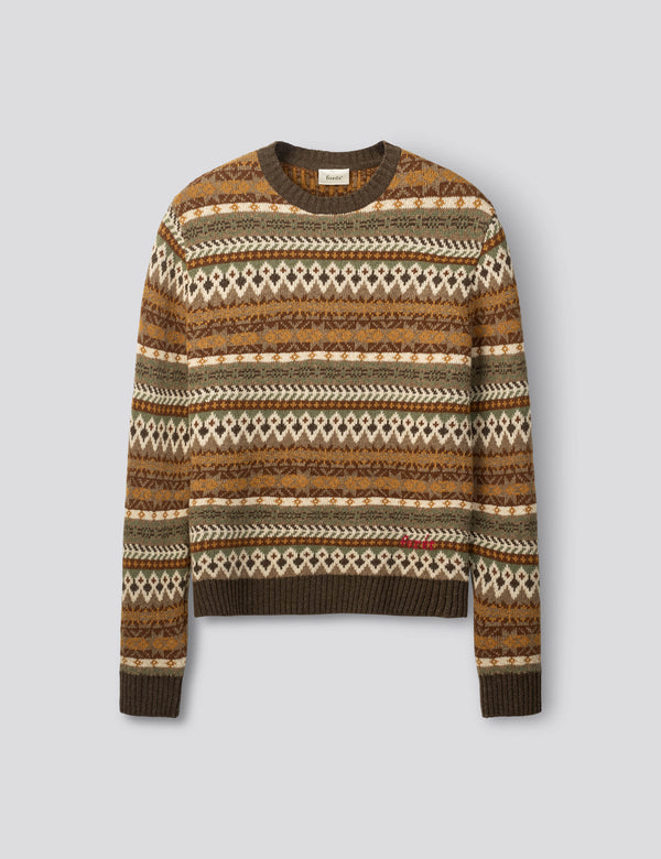 FAIRISLE LAMBSWOOL KNIT - THYME
