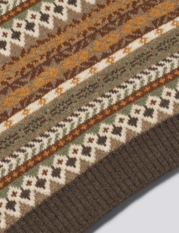 FAIRISLE LAMBSWOOL KNIT - THYME