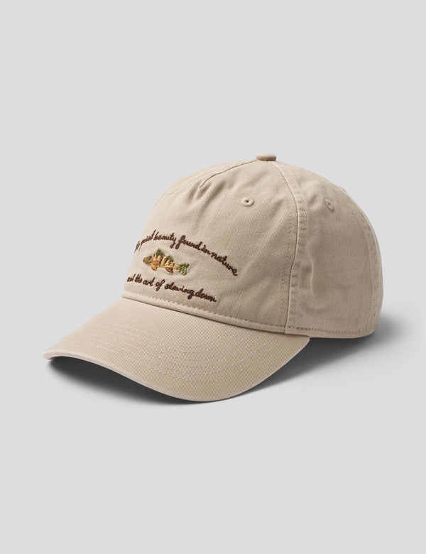 FISH WASHED CAP - KHAKI