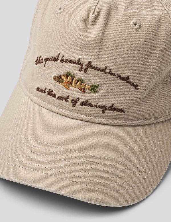 FISH WASHED CAP - KHAKI