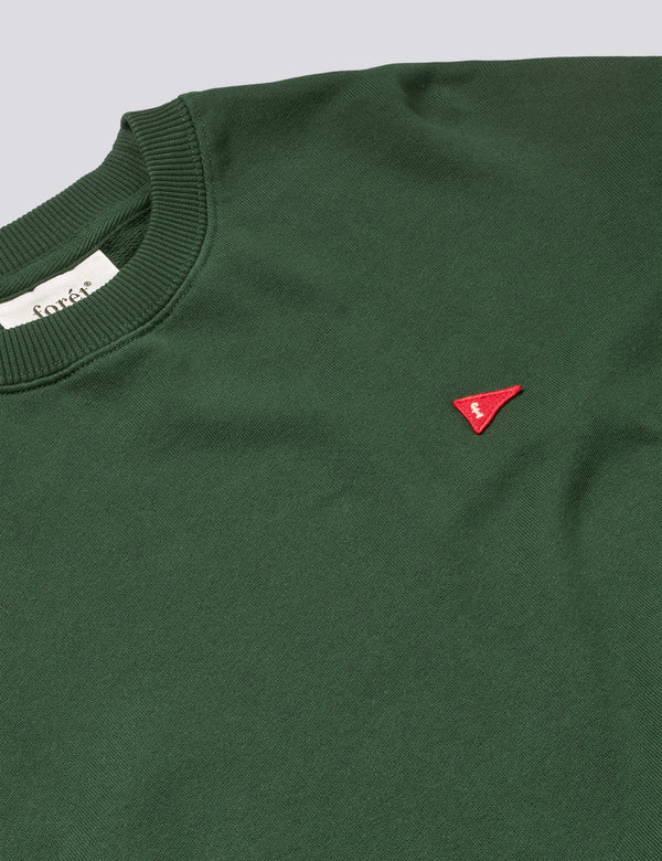 FLAG SWEATSHIRT - DARK GREEN