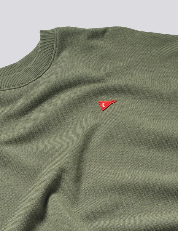 FLAG SWEATSHIRT - THYME