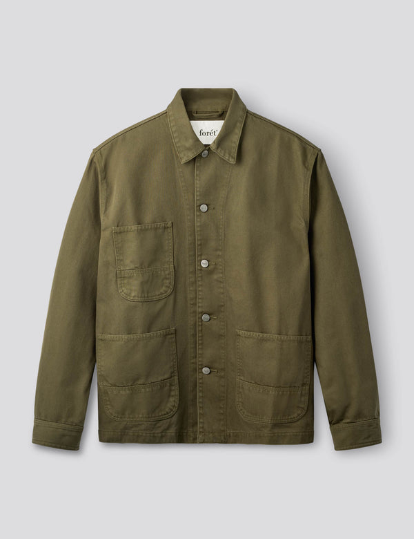 FORAGER TWILL JACKET - ARMY