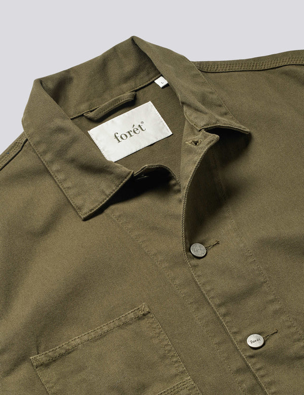 FORAGER TWILL JACKET - ARMY