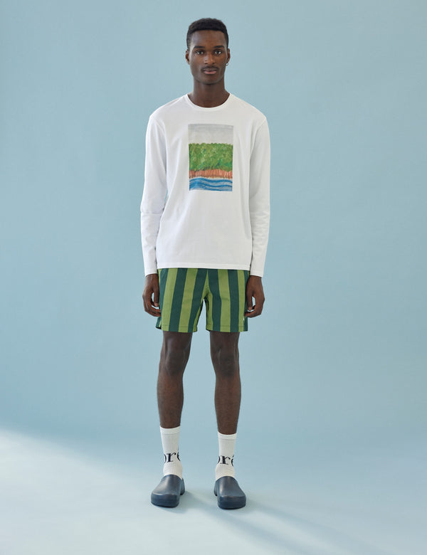 AWAY SWIMSHORTS - DARK GREEN/FERN