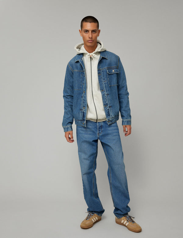HAZY DENIM JACKET - VINTAGE BLUE