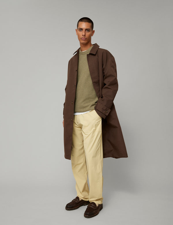 BLOOM BOUCLE KNIT - DUSTY OLIVE